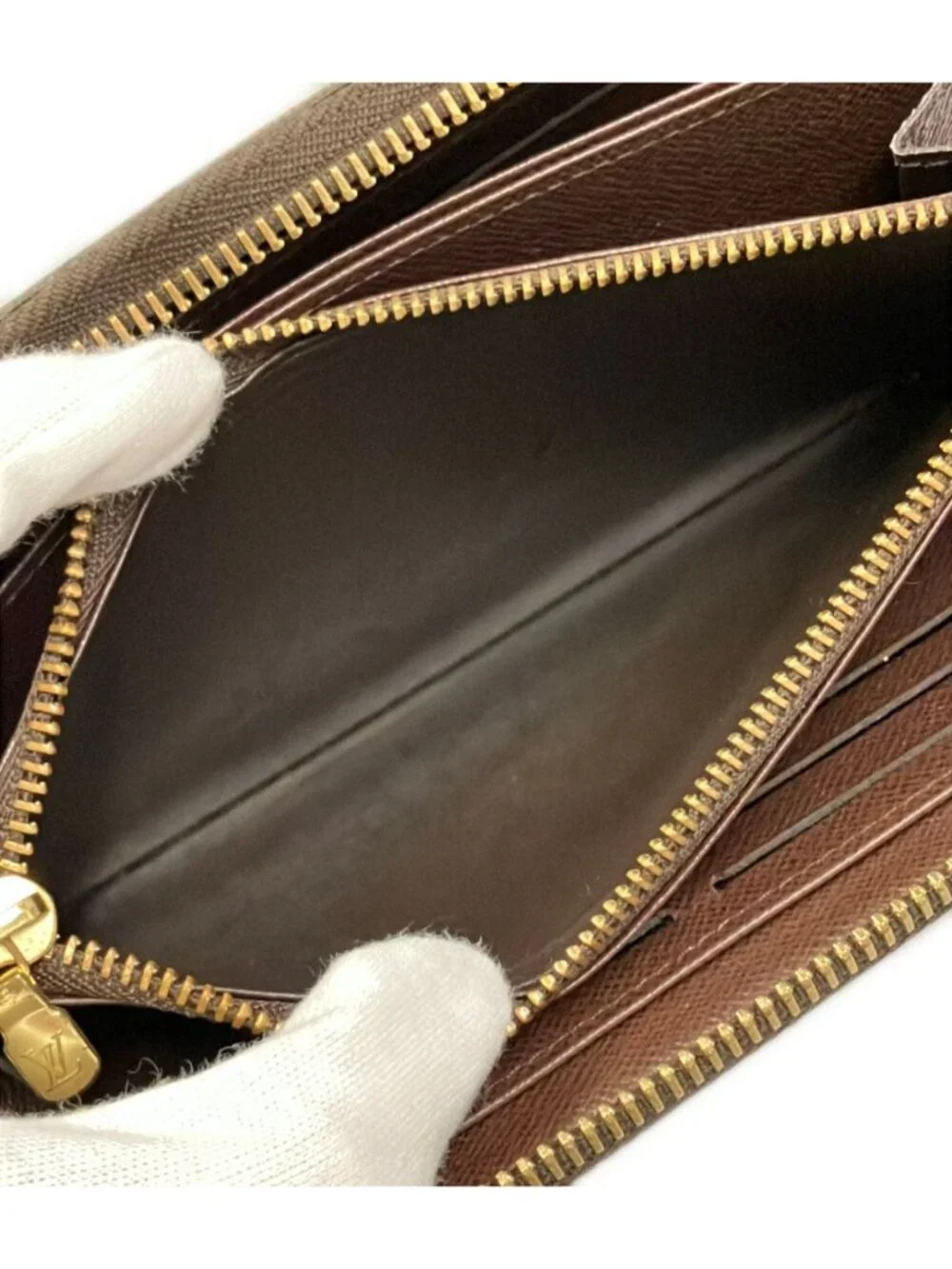 Louis Vuitton Zip Around Wallet Zippy Damier Ebene